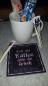 Preview: ITH - Stickdatei Mug Rug EKG-Linie Kaffeetasse